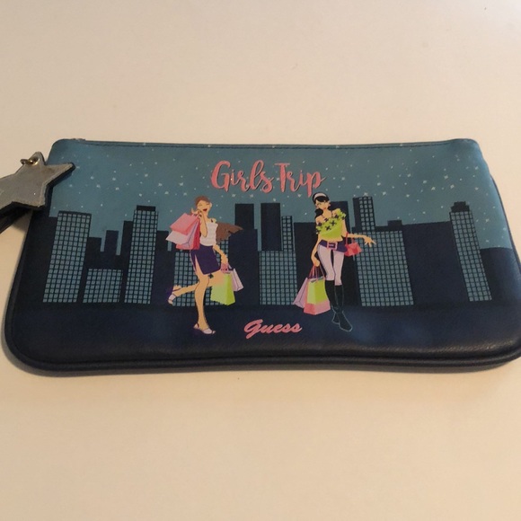 Guess Clutch Bag with Zip Top - Picture 2 of 11